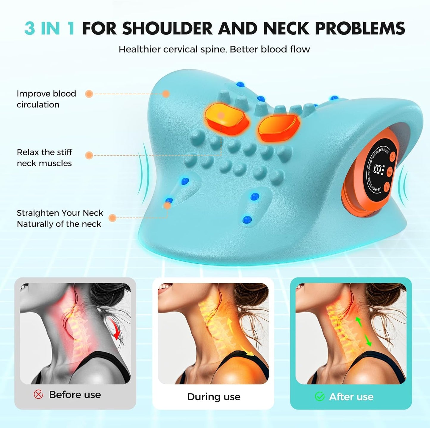 Healumix™ Neck Massager Pillow